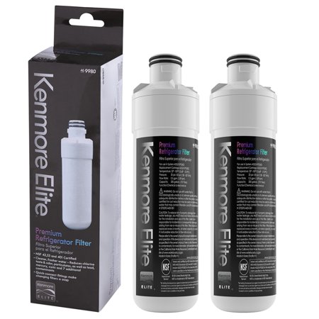 2 Pack Kenmore Elite 9980 ADQ747935 Water Filter Replacement Compatible for LG LT1000P  LT1000PC Ice and Water Refrigerator Filter