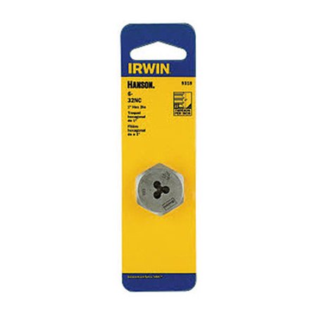 Irwin 9318 Hanson Number 6 - 32 NC HCS Hex Die