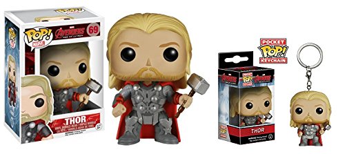 Funko POP! Marvel Thor Avengers 2 Age of Ultron Action Figure and Key Ring