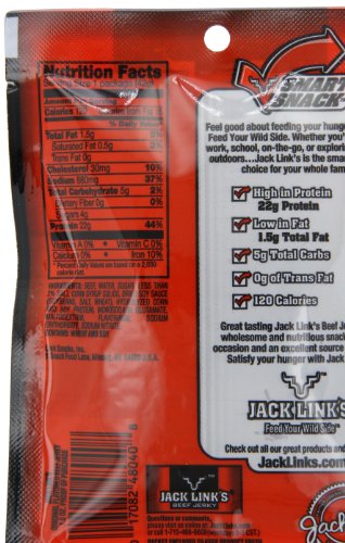 Jack Link's Beef Jerky, Original, 1.5-Ounce Bags (Pack of 10) thumbnail