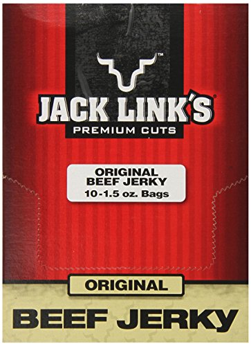 Jack Link's Beef Jerky, Original, 1.5-Ounce Bags (Pack of 10) thumbnail