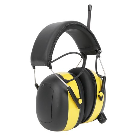 Mgaxyff Electronic Noise Reduction Earmuff Hearing Protector Headphone Digital AM / FM Radio Stereo Electronic Earmuffs Earmuffs