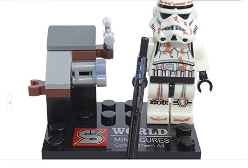 Generic Lot Super Heroes Star Wars White Clone Soldiers Troops Minifigures Building Blocks Toys (8 Piece) thumbnail
