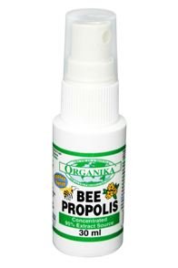 Organika Bee Propolis Throat Spray, Alcohol Base, 30 Ml