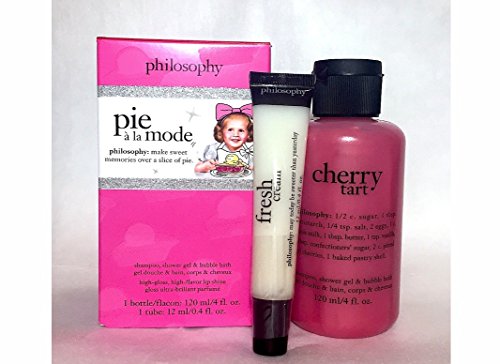 Philosophy Pie a La Mode Gift Set (Cherry Tart Shower Gel & Fresh Cream Lip Shine)