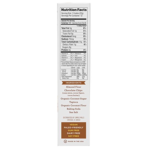Simple Mills Chocolate Chip Cookie Mix, 3 Count thumbnail