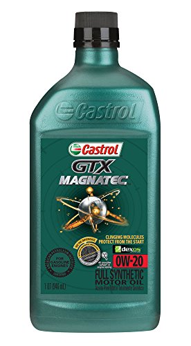 Castrol GTX MAGNATEC Full Synthetic Motor Oil 0W-20  1 Qt ( Pack 6)