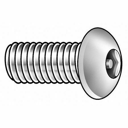 21320 #10-24 X 3/8  Button Head Hex Head Resistant