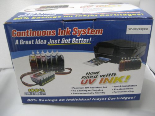 Gigablock CIS CISS Continuous Ink Supply System for Epson Expression XP 200 XP 300 XP 400 WF-2530 WF-2540 thumbnail