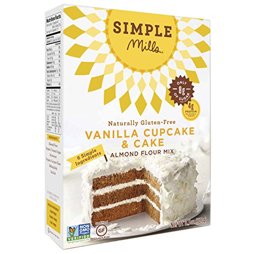 Simple Mills Vanilla Cake Baking Mix, 11.5 Ounce Boxes (Pack of 3) thumbnail
