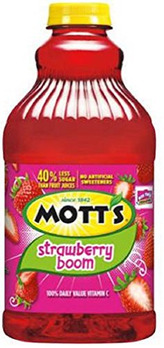 Mott's 100% Original Juice, 64 Fl Oz Bottle (Strawberry Boom Fruit Drink)
