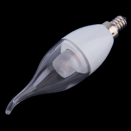 Clearance Sale E12 3W Warm White SMD 3535 Candle Flame LED Light Bulb AC 85-265V Cylindrical