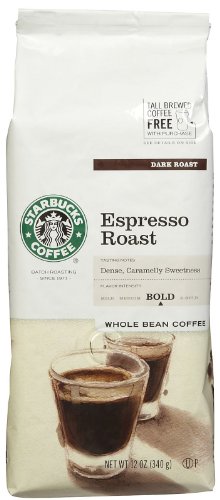 Starbucks Espresso Roast, Whole Bean-12 Oz