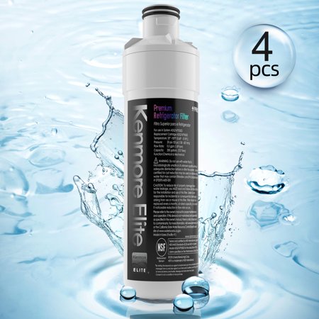 4 Packs Kenmore 46-9980 Water Filter Replacement  Compatible with LG Models: ADQ747935  MDJ64844601  LMXS28626D  LT1000PC  LT-1000PC  469981 LFXC24796