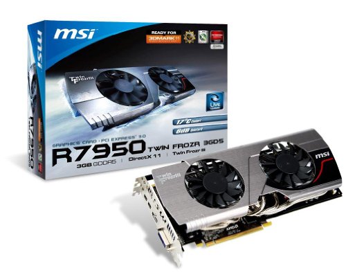 MSI Radeon HD 7950 Video Card R7950 TF 3GD5 BE
