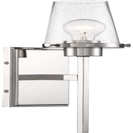Nuvo 60/6678 Rector 1 Light Wall Sconce  Polished Nickel Finish