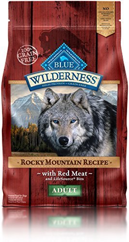Blue Buffalo Wilderness Adult Rocky Mountain Recipes Red Meat - Grain Free 4 Lb by Blue Buffalo