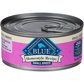 Blue Buffalo Homestyle Recipe Small Breed Chicken Dinner with Garden Vegetables  Brown Rice Canned Dog Food - 5.5 Oz, Two Cases of 24