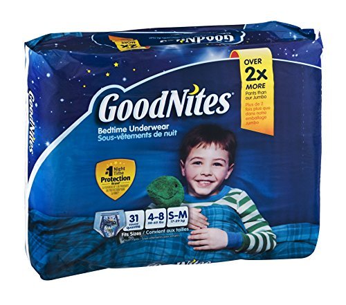 GoodNites Bedtime Underwear Boys S-M - 31 CT by GoodNites