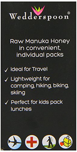 Wedderspoon 100% Raw Manuka Honey on the Go 120g 24 Servings