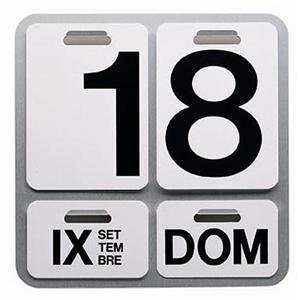 Formosa Perpetual Wall Calendar by Enzo Mari