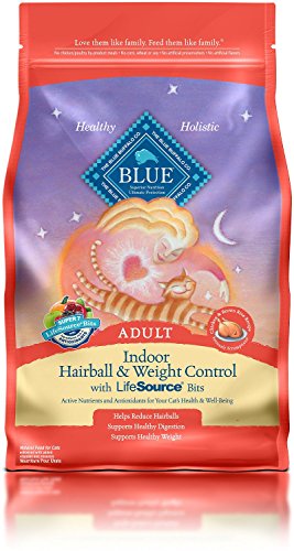 Blue Indoor Hairball & Weight Control Chicken & Brown Rice Recipe for Adult Cats thumbnail