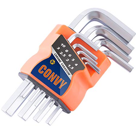 Convy GJ-0049 Wrench Chrome Vanadium  Metric  of 9 Pieces  Standard