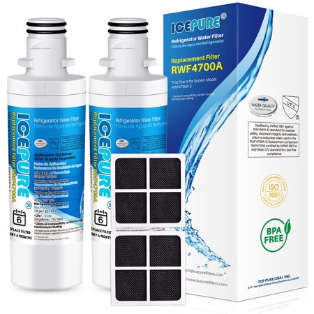 ICEPURE ADQ747935 Replacement for LG LT1000P Kenmore Elite 9980 MDJ64844601 LT1000  LT1000PC  ADQ74793501 LMXS28626S  LMXS30796S LMXC23796S  LFXC22526