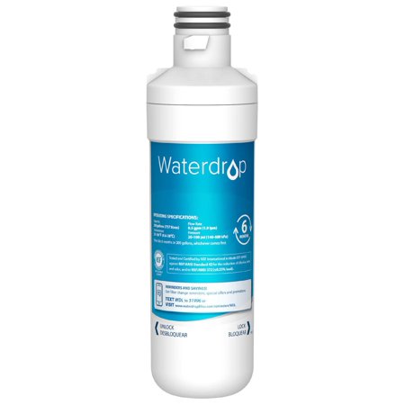 Waterdrop LT1000PC ADQ747935 MDJ64844601 Refrigerator Water Filter  Replacement for LG® LT1000P®  ADQ74793501  ADQ74793502  Kenmore 46-9980  9980  L