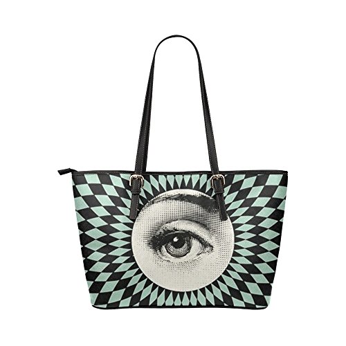 Fornasetti Plates Bubble Gum Women's Leather Tote Large Bag/Handbag/Shoulder Bag by Boom~Shakalaka thumbnail