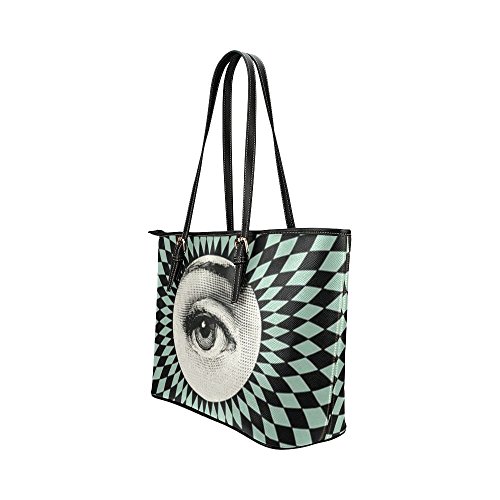 Fornasetti Plates Bubble Gum Women's Leather Tote Large Bag/Handbag/Shoulder Bag by Boom~Shakalaka thumbnail