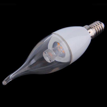 Rosie E14 3W Warm White SMD 3535 Candle Flame LED Light Bulb AC 85-265V Stripe Type