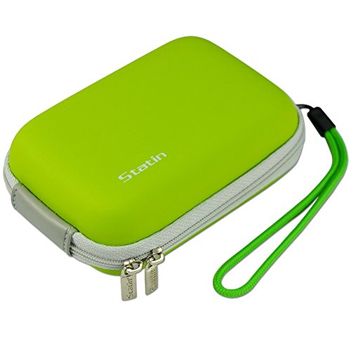 First2savvv BDX1006-6505 Green Premium Quality Hard Camera Case Pouch Bag for Canon PowerShot G9X .SX610 .IXUS 285 .IXUS 275. SONY DSC-HX90V.HX80.HX60 thumbnail
