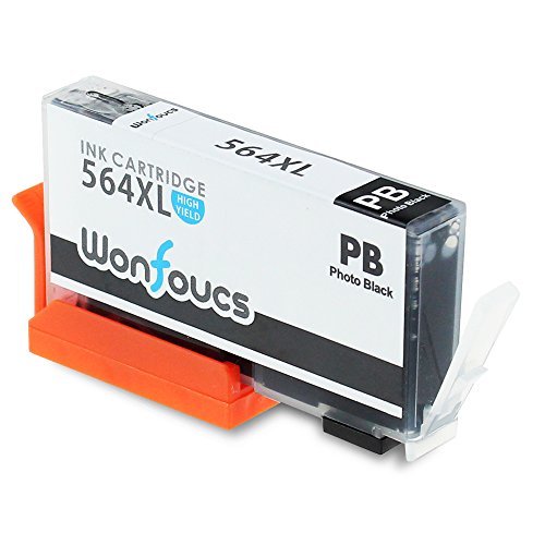 Wonfoucs Compatible Printer Ink HP 564 Used in HP Photosmart 6520 5520 7520 5510 6510 7510 7525 B8550 Premium C309A C410A Officejet 4620 Deskjet 3520 thumbnail