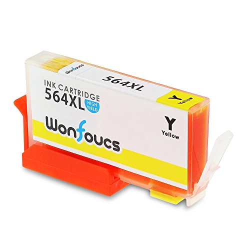 Wonfoucs Compatible Printer Ink HP 564 Used in HP Photosmart 6520 5520 7520 5510 6510 7510 7525 B8550 Premium C309A C410A Officejet 4620 Deskjet 3520 thumbnail