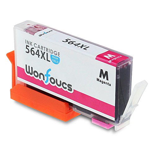 Wonfoucs Compatible Printer Ink HP 564 Used in HP Photosmart 6520 5520 7520 5510 6510 7510 7525 B8550 Premium C309A C410A Officejet 4620 Deskjet 3520 thumbnail