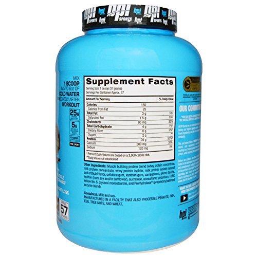 BPI Sports, Whey HD, Ultra Premium Whey Protein Powder, Banana Marshmallow, 4.5 Lbs (2,040 G), Vitaminder, Power Shaker Bottle, 20 Oz Bottle thumbnail