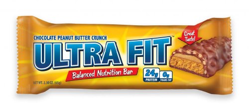 ULTRA FIT Peanut Butter Crunch 24g Protein Bar - 12 Count