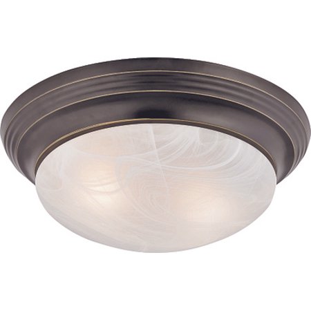 1unitGLDA-2292 Boston Harbor 563116VB Decorative Ceiling 2 Light Flush Mount Venetian Bronze