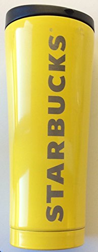 Starbucks Tumbler YELLOW Stainless Steel Summer 12 Fl Oz