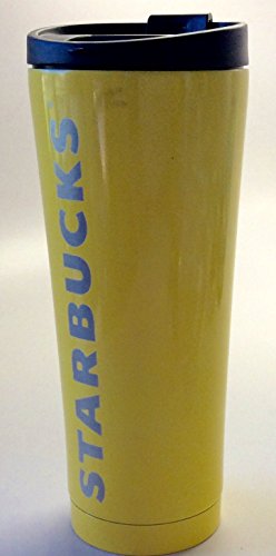 Starbucks Tumbler YELLOW Stainless Steel Summer 12 Fl Oz thumbnail