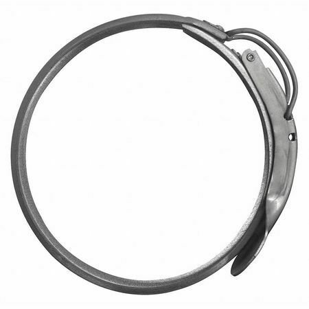 3260-0700-100900 Clamp  7 in Duct Dia  Galvanized Steel  18 Ga  7 1/2