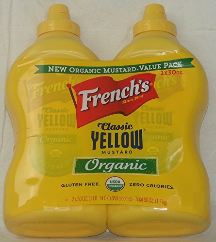French's Classic Yellow Mustard Organic 2x30 Oz. Pack of 2