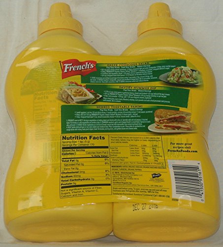 French's Classic Yellow Mustard Organic 2x30 Oz. Pack of 2 thumbnail
