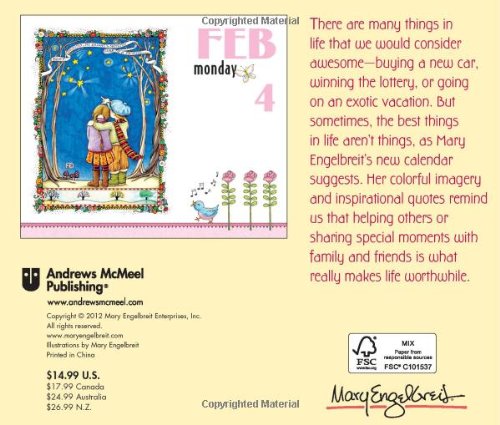 Mary Engelbreit 2013 Day-to-Day Calendar: the Best Things in Life...Aren't Things