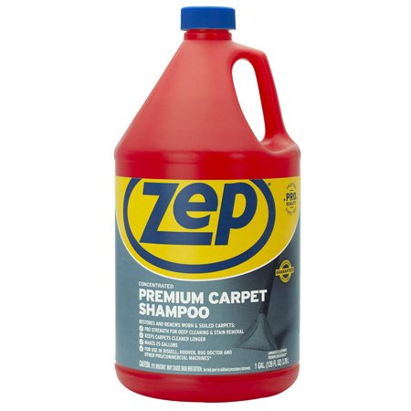 Zep Premium Carpet Shampoo for Dogs & Cats  Pleasant Scent  128 Oz Bottle