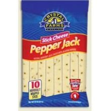 Michael Foods Individually Wrapped Pepper Jack Cheese Stick - 24 per Pack -- 4 Packs per Case. thumbnail