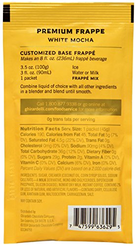 Ghirardelli - 16 Oz Chocolate, 17 Oz White Chocolate Flavored, 17 Oz Caramel Sauce Squeeze Bottle - Set of 3 - with 1.58 Oz Packet White Mocha Premium thumbnail