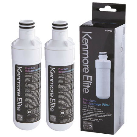 Kenmore 9980 469980 Refrigerator Water Treatment Filter ADQ74793502 2 Pack