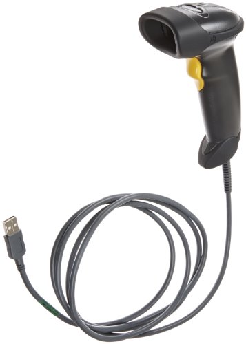 Motorola LS2208 General Purpose Handheld Laser Barcode Scanner with Universal Host Interface, 100 Scan/s Scan Rate, 5V, Twilight Black